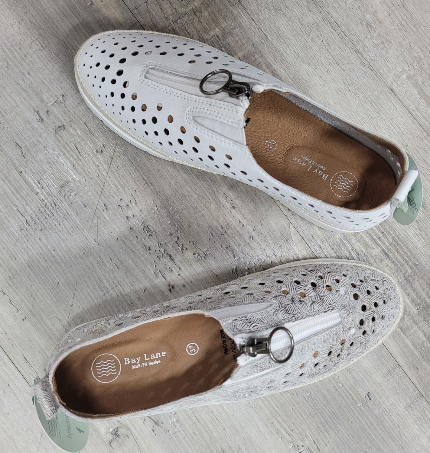 Mercury zip sneaker, Size: 37, Colour: White