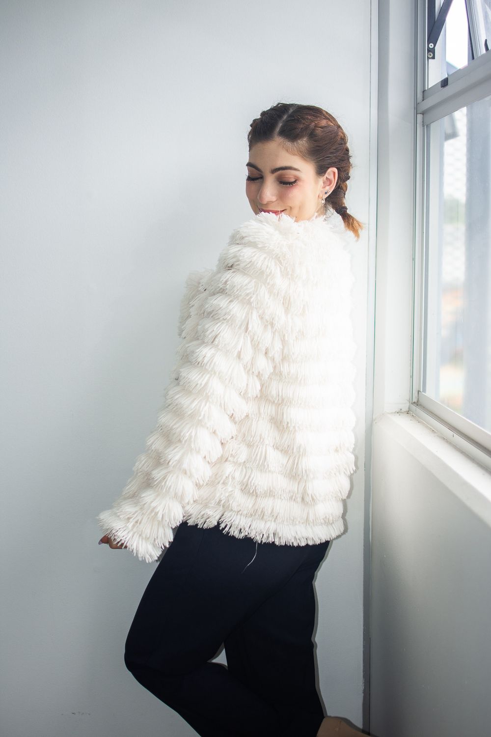 C2180 Fringe Coat