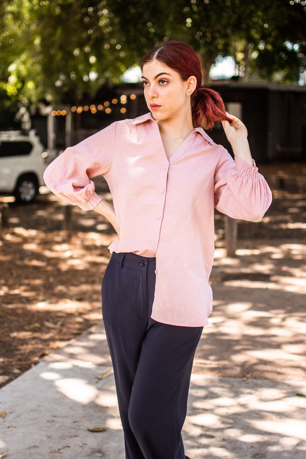 T1846 Linen Top