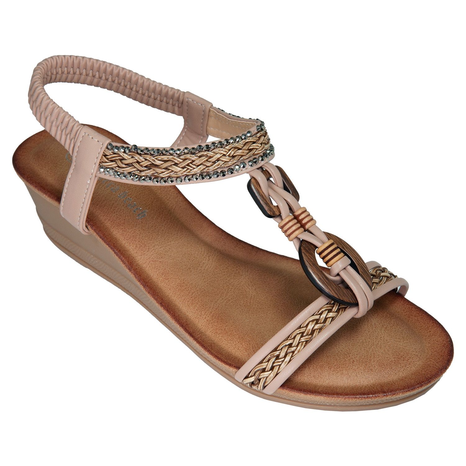 Olga Sandal, Size: 36, Colour: Taupe