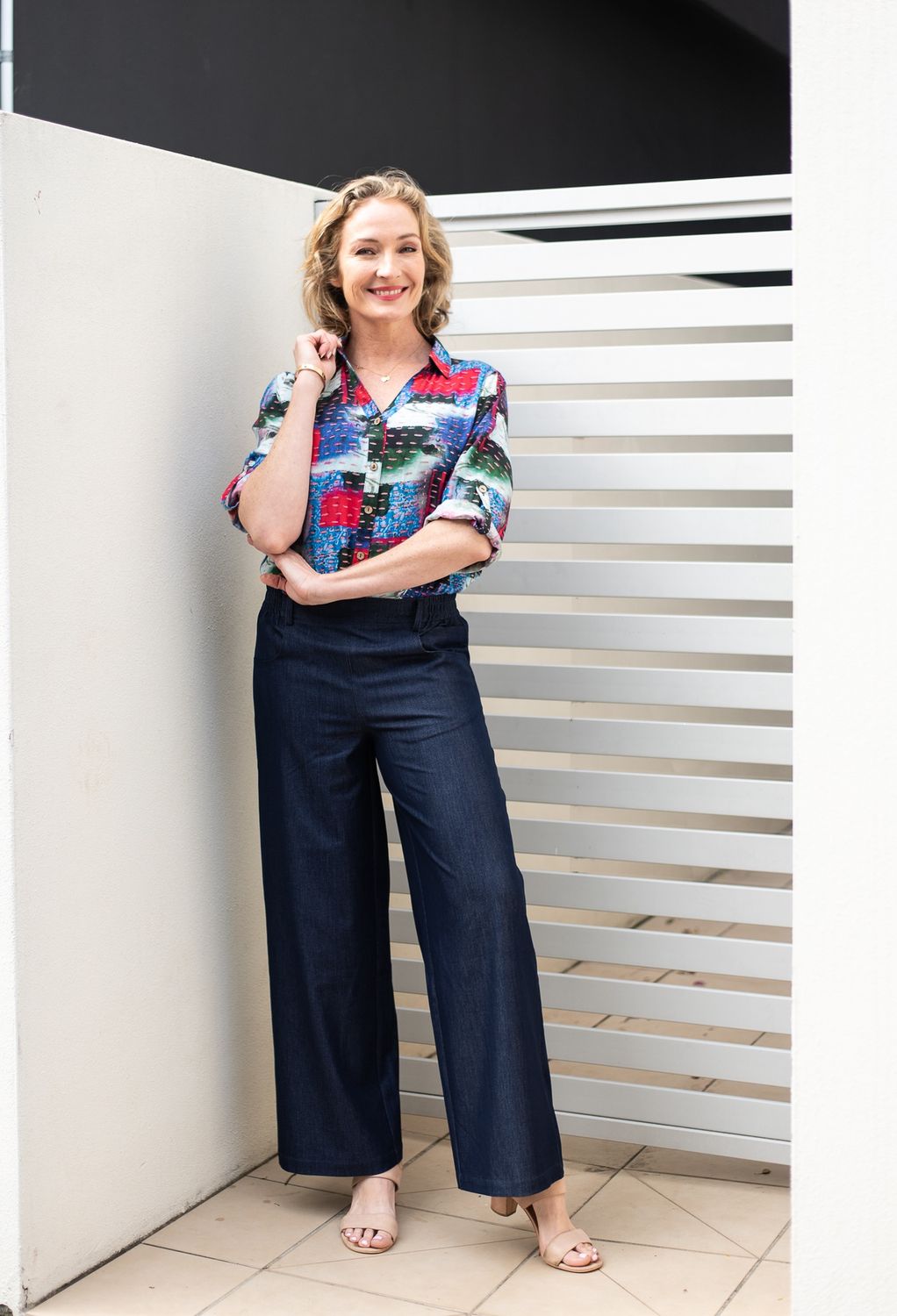36373 Lyocell wide leg pant