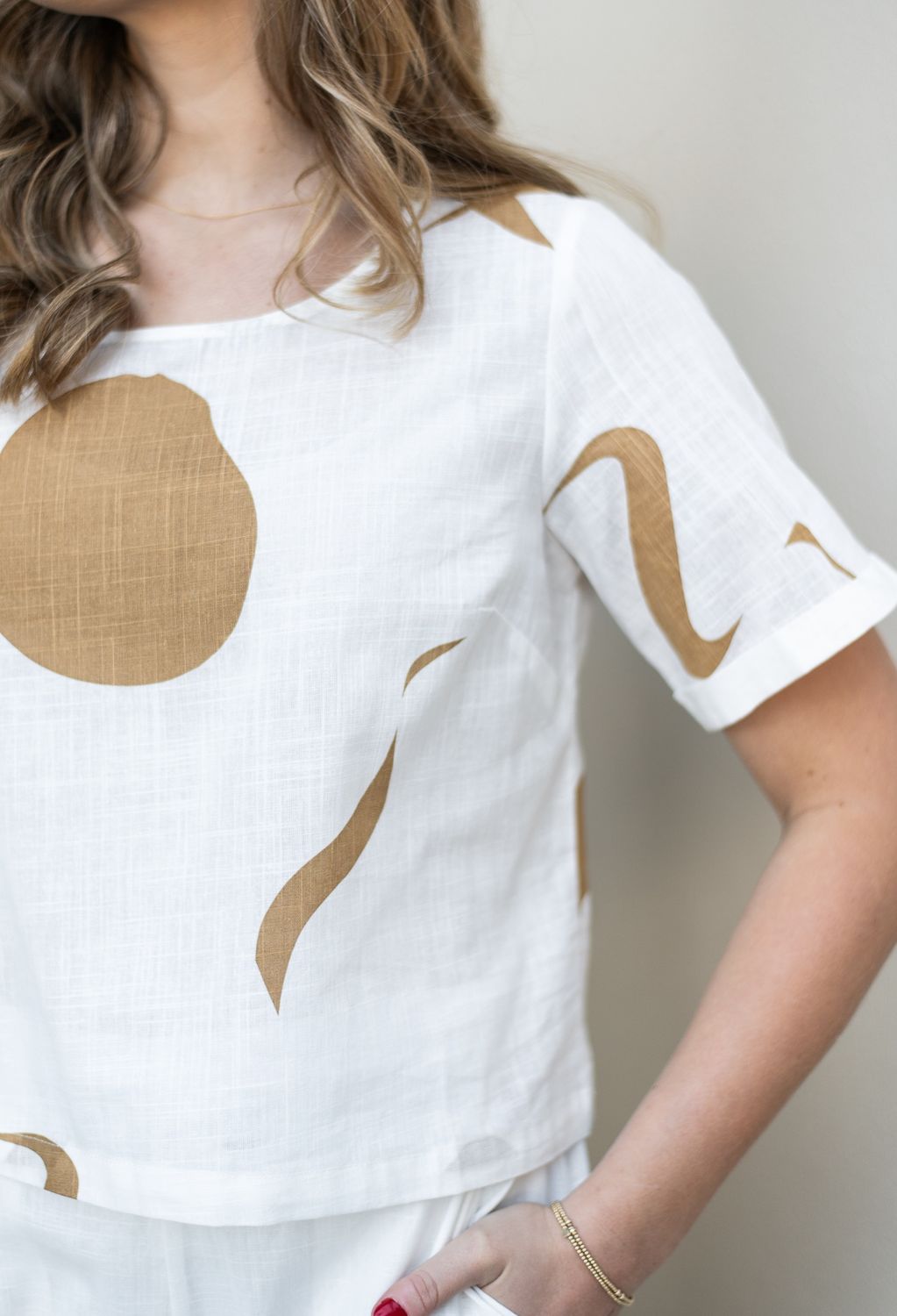 Celestrial Print Top