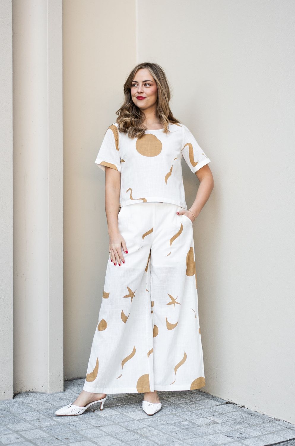 Celestrial Print Pants