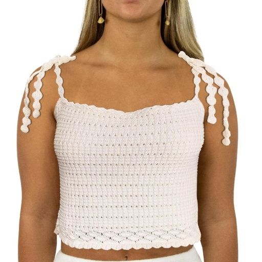 capri women&#39;s crochet cami top