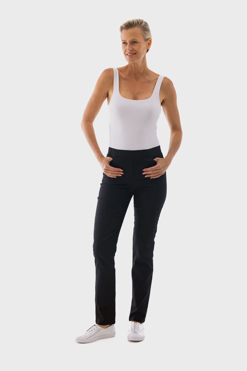 CLM530 Wide leg pull on pant