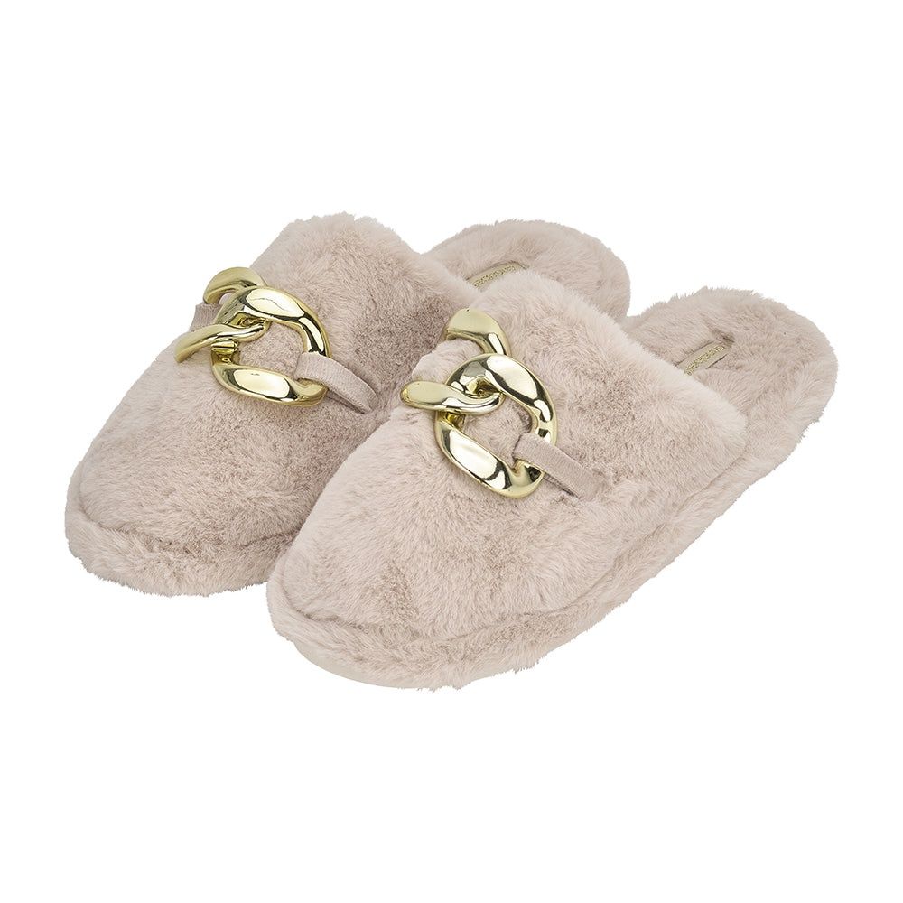 Luxe Slipper mules- Taupe