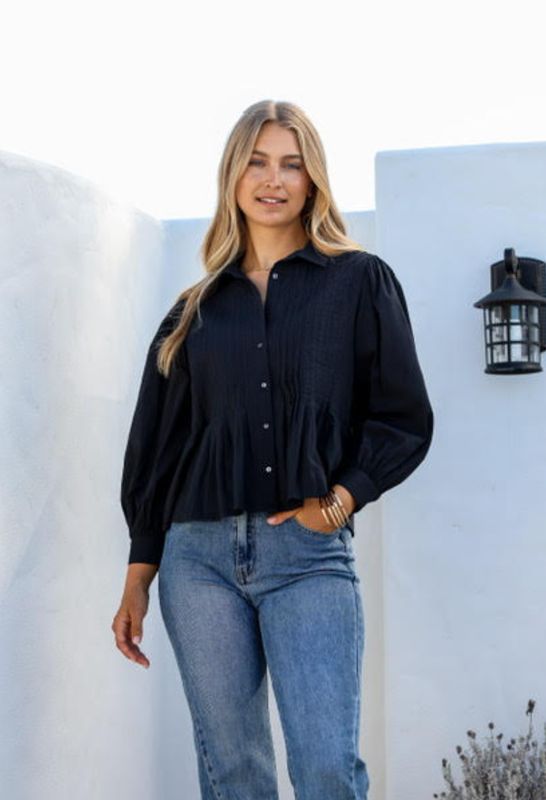 Pintuck Top