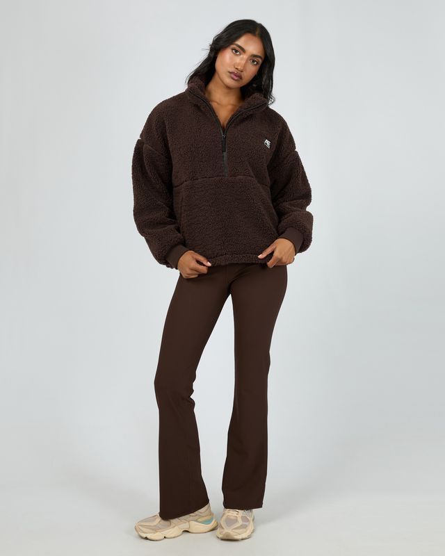Amara Quarter zip Teddy Jumper