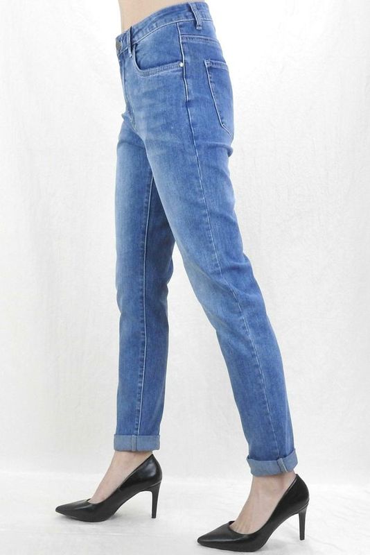 Denim Wash Girlfriend Jean