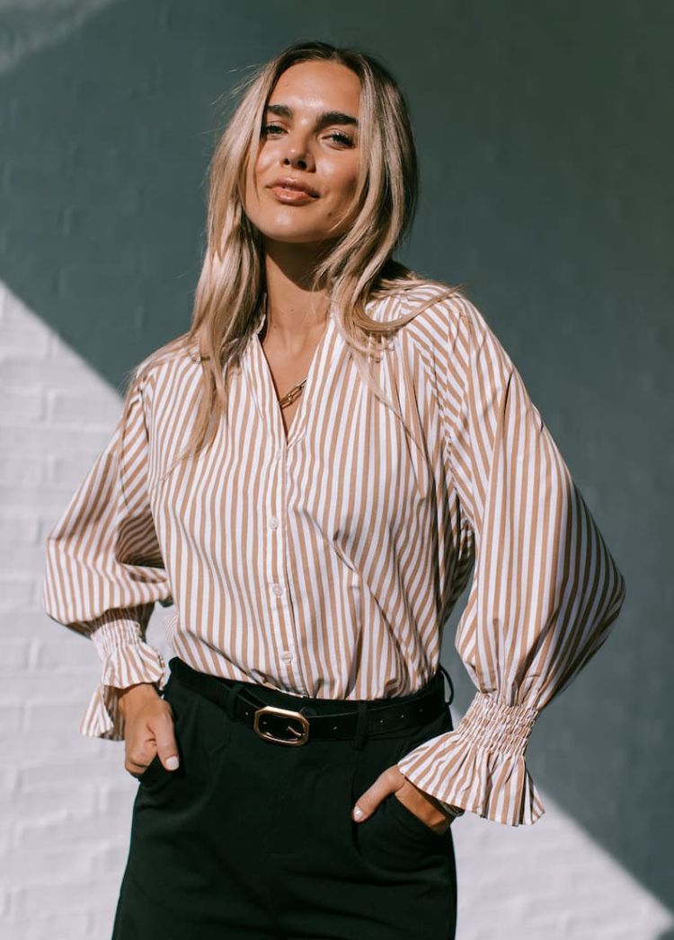 Maya stripe shirt