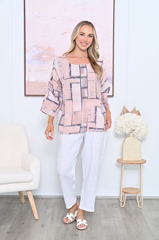 AE Luxe Linen Top ONE SIZE