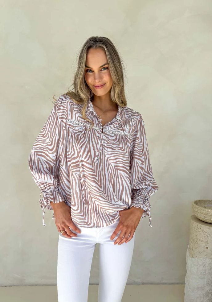 Bowie blouse Zahara Print
