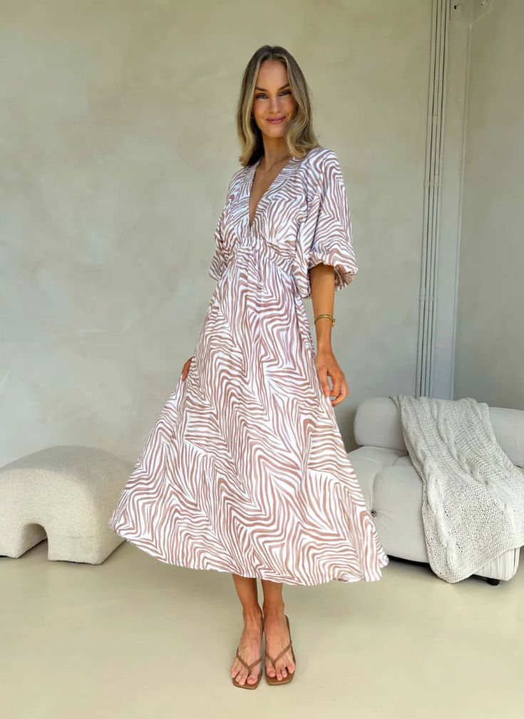 Camille Dress Zahara Print