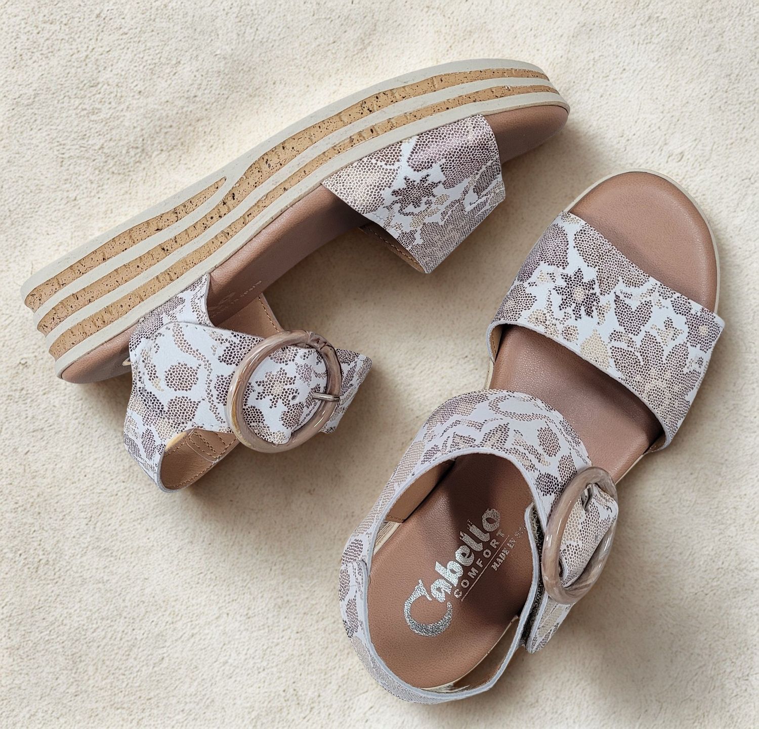 Verity Taupe Print