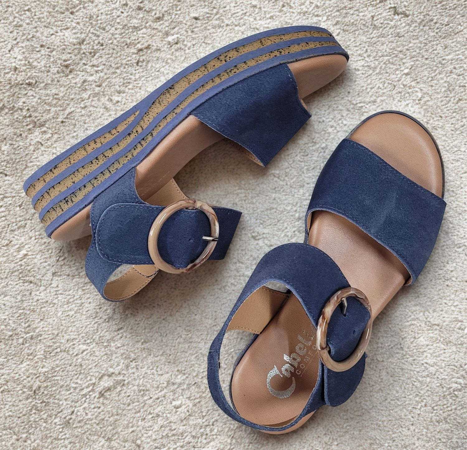 Vivian Denim Nubuck