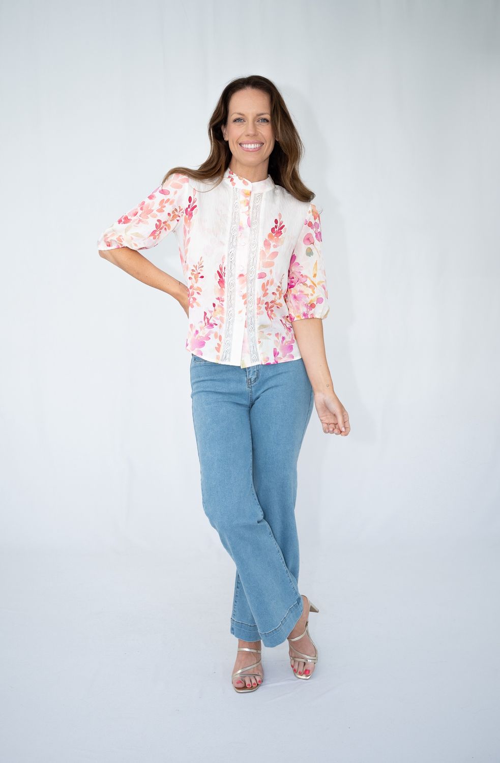 T2012 Floral Blouse