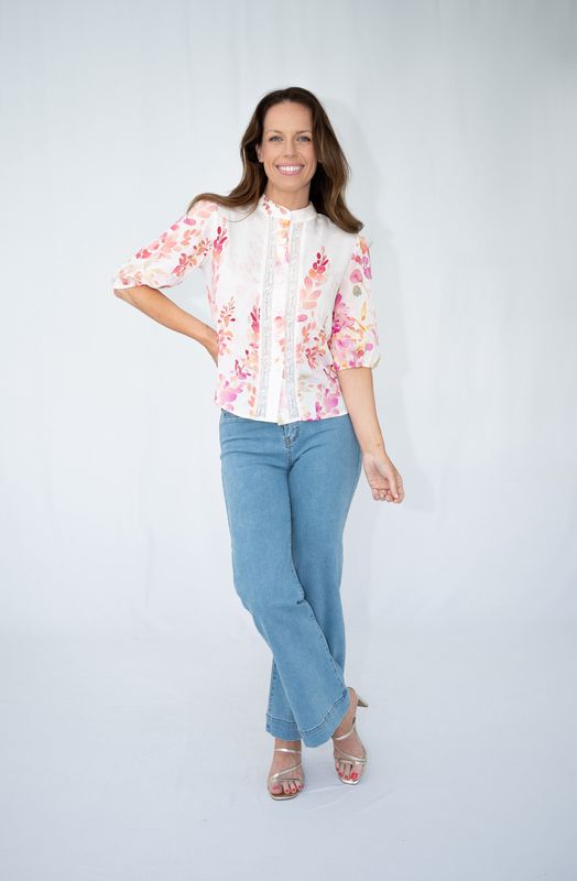 T2012 Floral Blouse