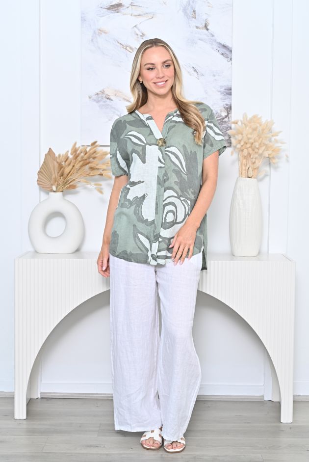 One Button Top