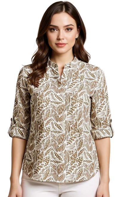 Mandarin Collar Shirt CLM 546