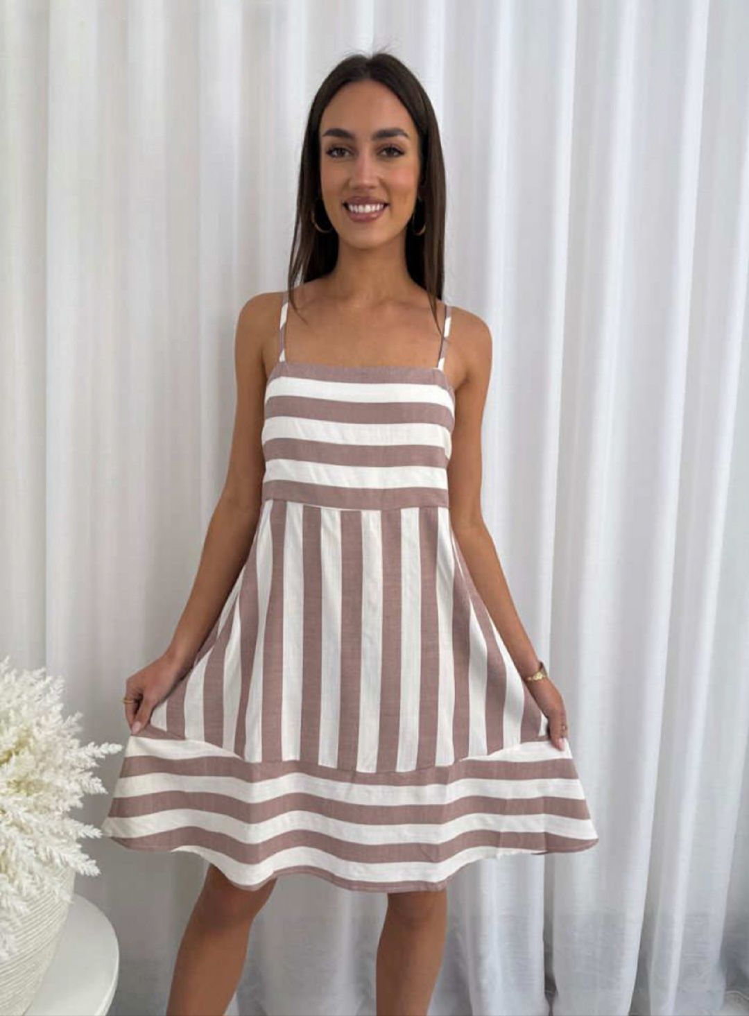 A57885 Striped Dress