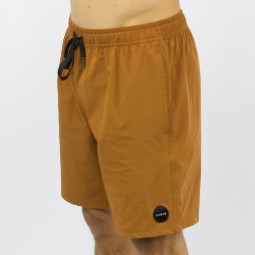 academy mens elastic waist volley short