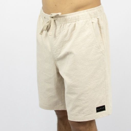 oxford mens elastic waist volley short