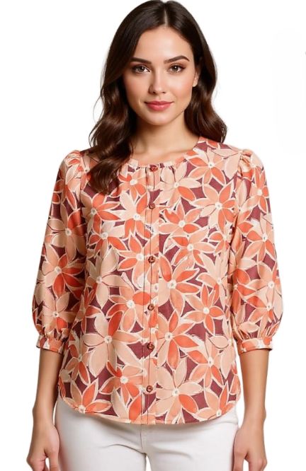 Button Front Shirt CLM553