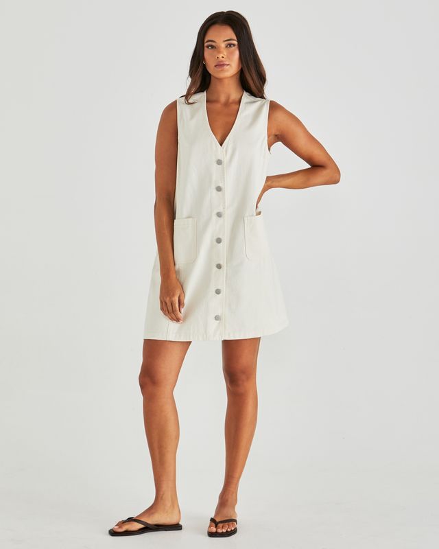 Sabine Denim Vest Dress