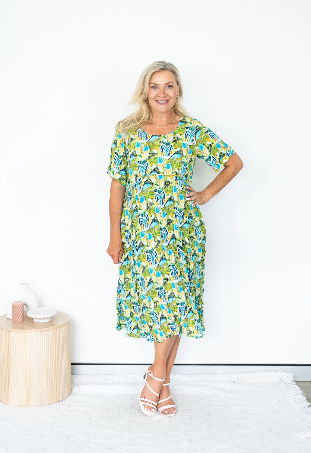 38592DD  Panel front dress