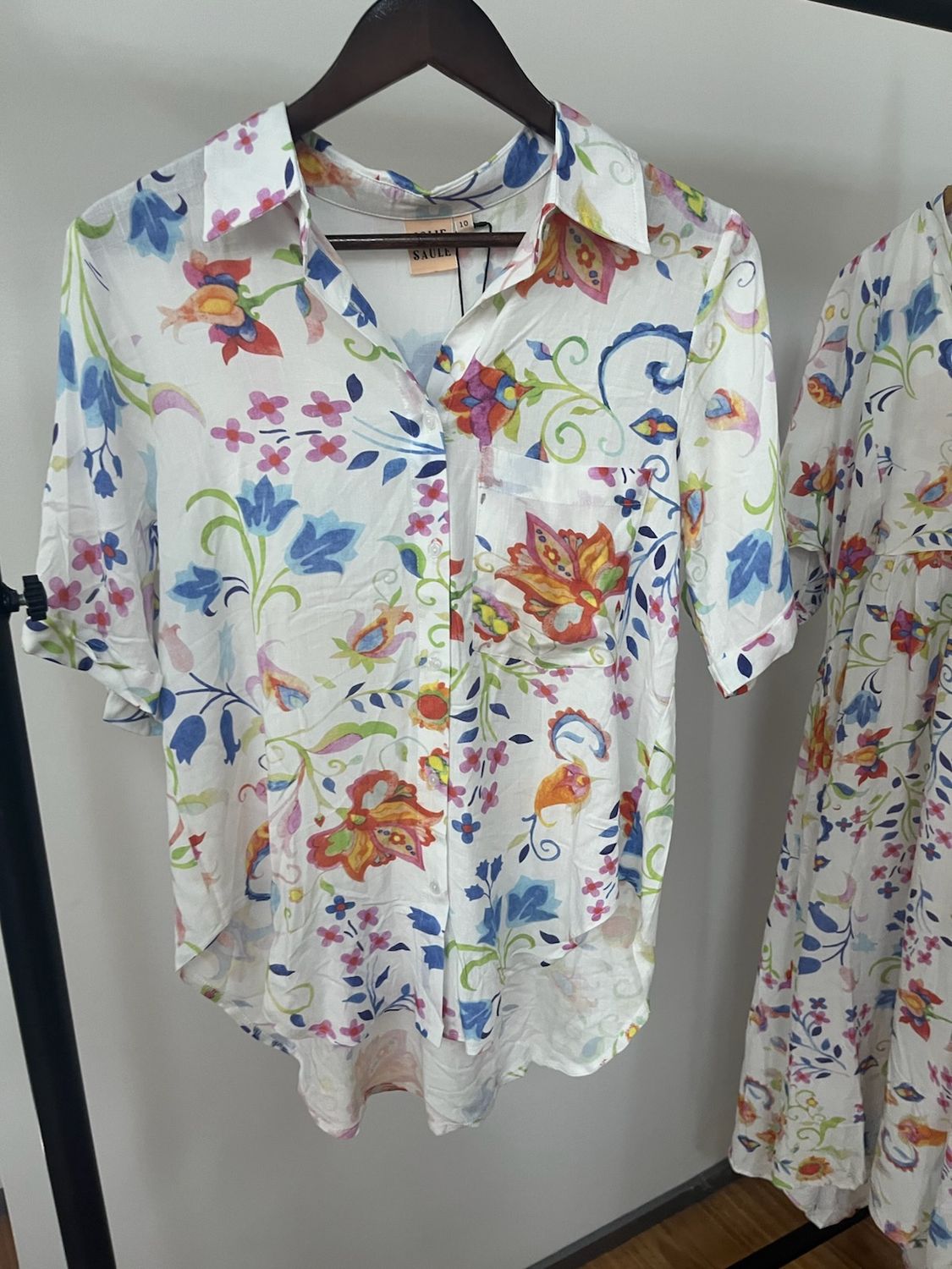 32935-3A Button up pocket shirt