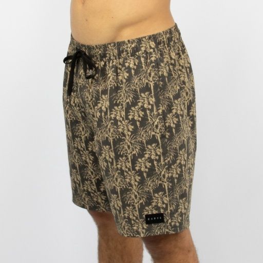 Casa palm men&#39;s elastic waist volley short