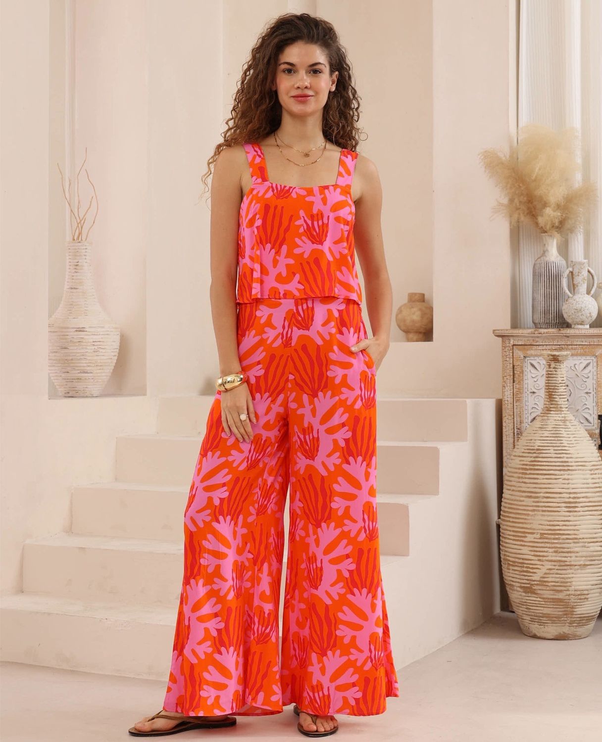 Jumpsuit Hot pink