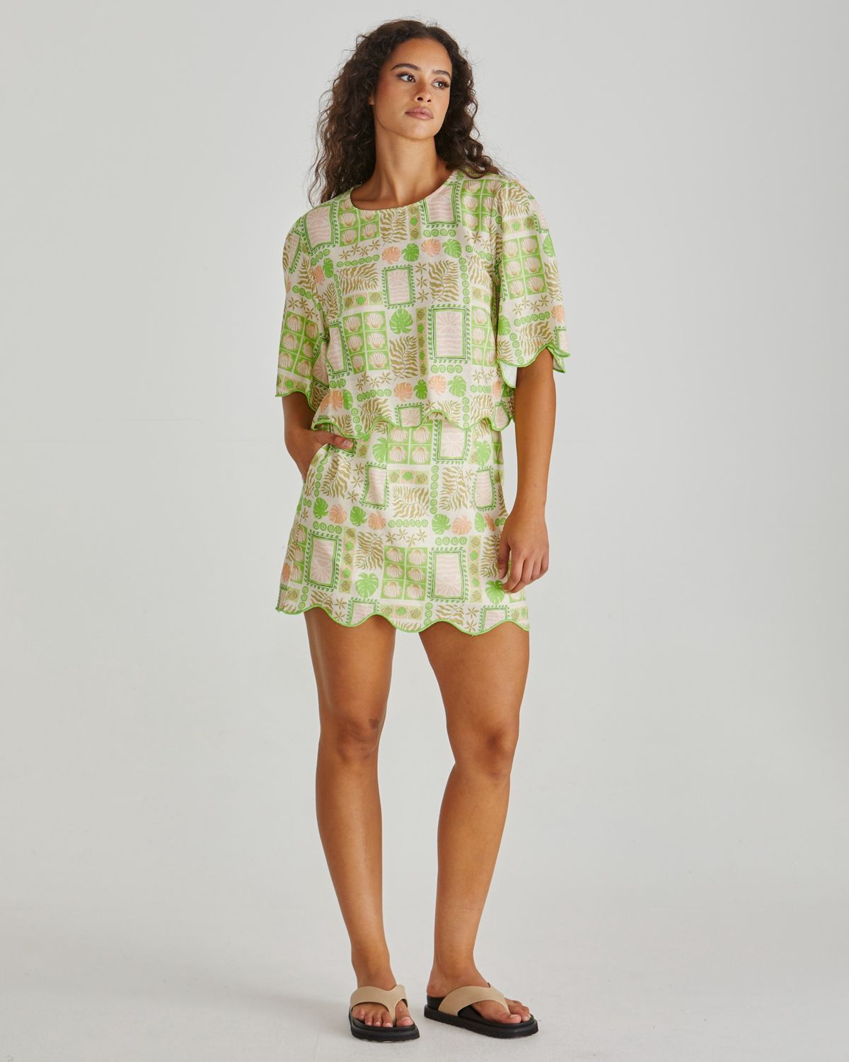 Emmett scallop Skirt