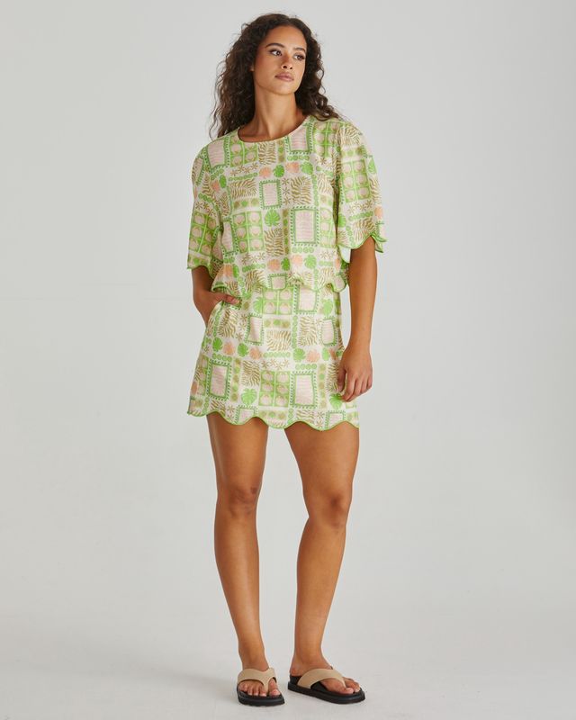 Emmett scallop Skirt