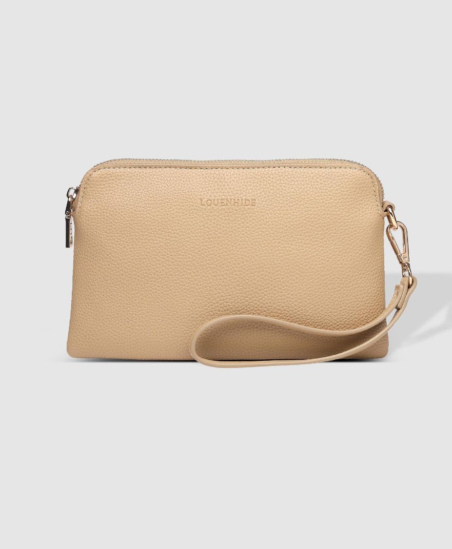 Poppy Clutch, Colour: Biscuit
