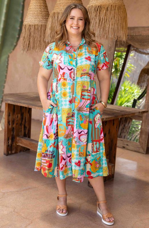 VBLD589 Freya Midi Dress