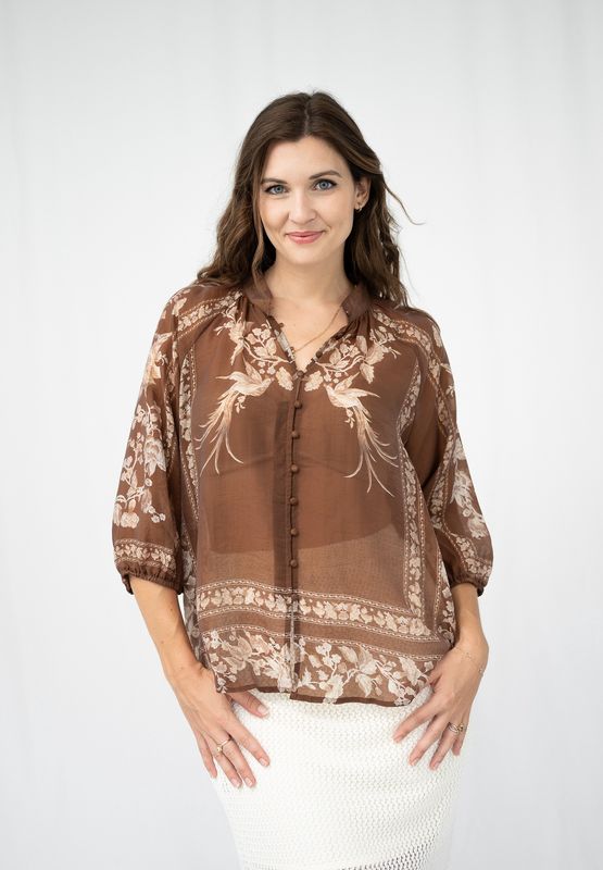 T2043A-BR  Kasey Top