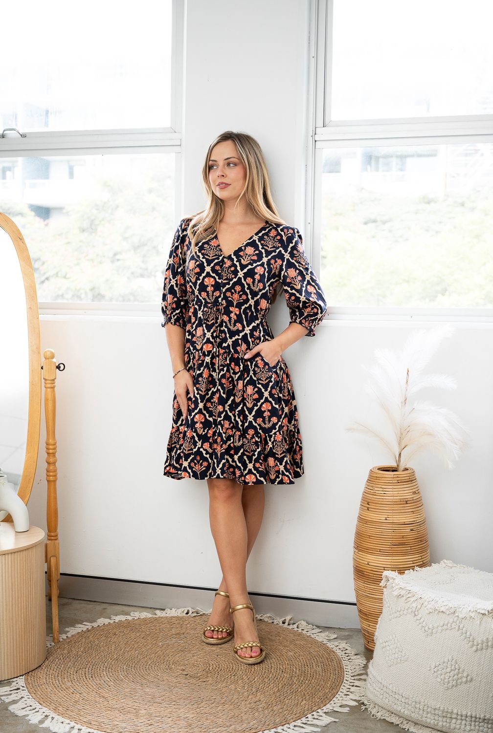 D8634-4AN Selma Dress