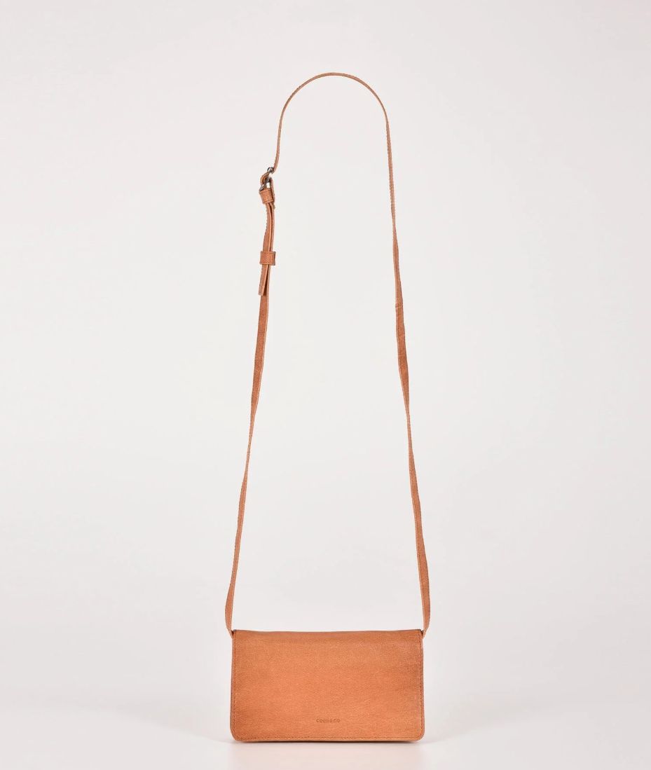 Stirling Phone and Wallet crossbody Bag, Colour: Tan