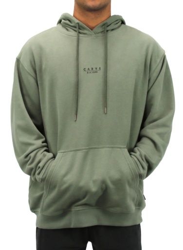 Heritage mens pull over hoodie french terry, Colour: A-MGRN, Size: S