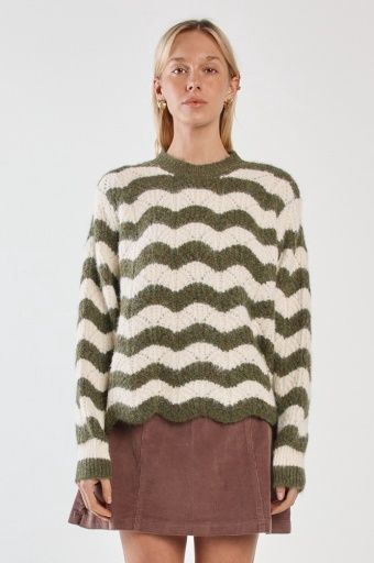 NIKKITA WAVY STRIPE KNIT