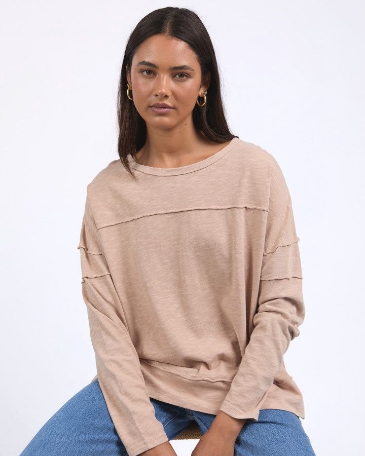 JAYNE THROW ON TOP, Colour: OAT, Size: 8