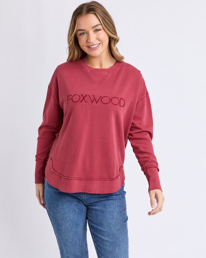 SIMPLIFIED CREW, Colour: RUST, Size: 16