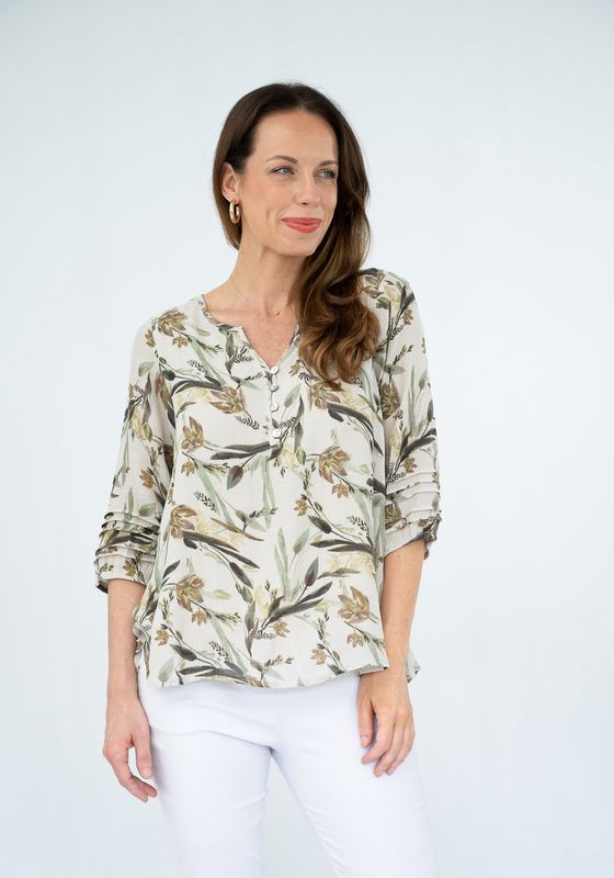 32958-4A Olive Top