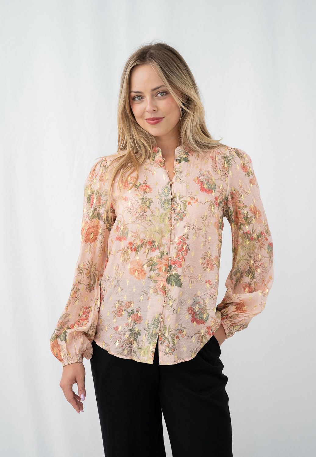T1839 Flower Bouquet Top