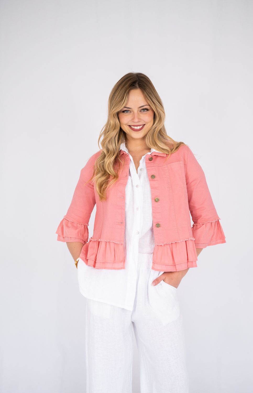 Frill Trim Jacket 33702