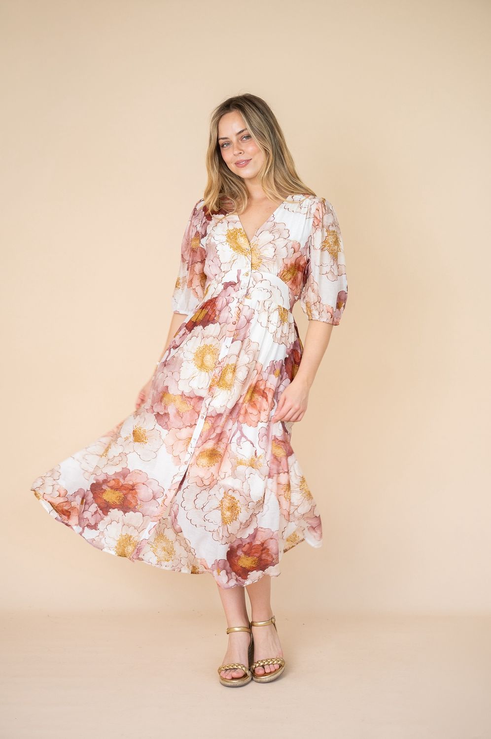 D9009 Blush Peony Dress