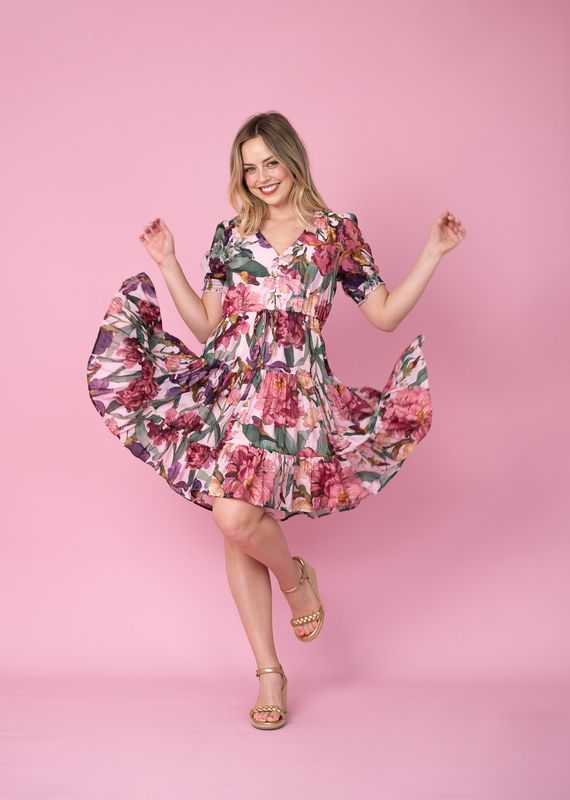 D8634-23C Selma short Dress