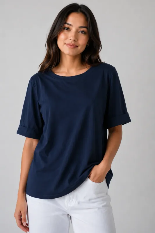 VBLT888 - COCO TEE - NAVY