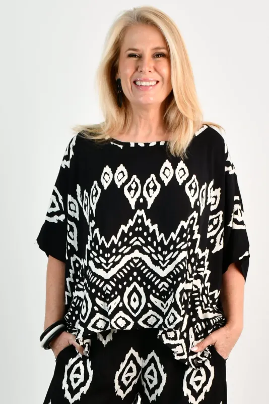 VBLT011 - SYDNEY TOP DIAMOND BAZAAR BLACK